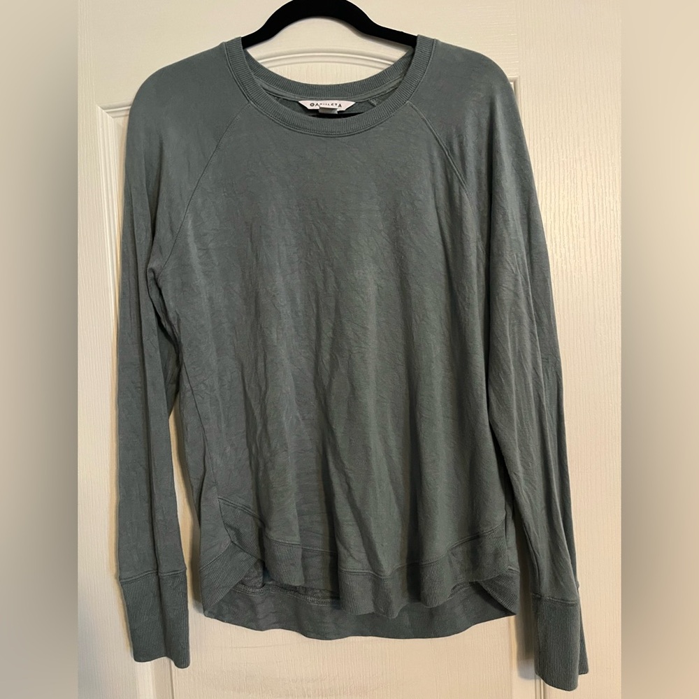 Athleta Teal Long Sleeve Top